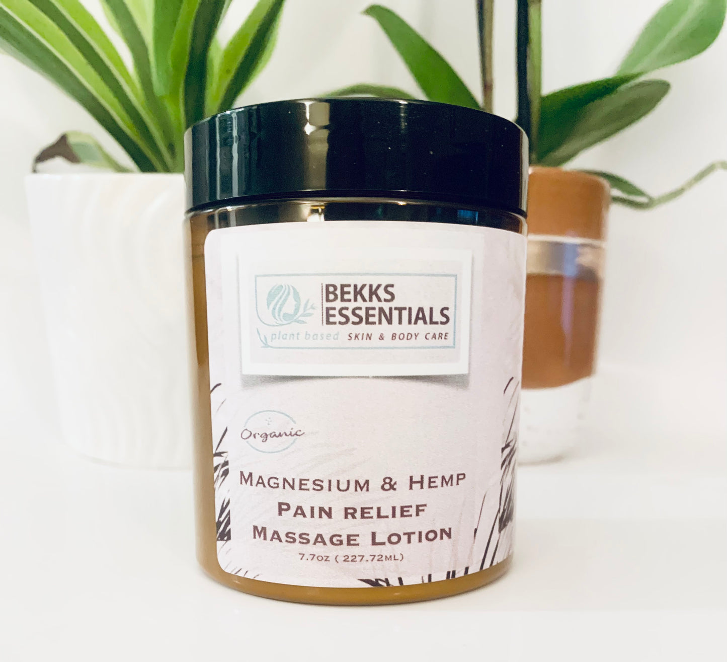 Magnesium Lotion Jars – 8oz (Weigh Closer to 10oz!) Organic