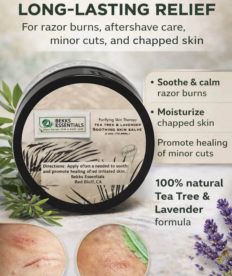 Organic Tea Tree & Lavender Soothing Salve