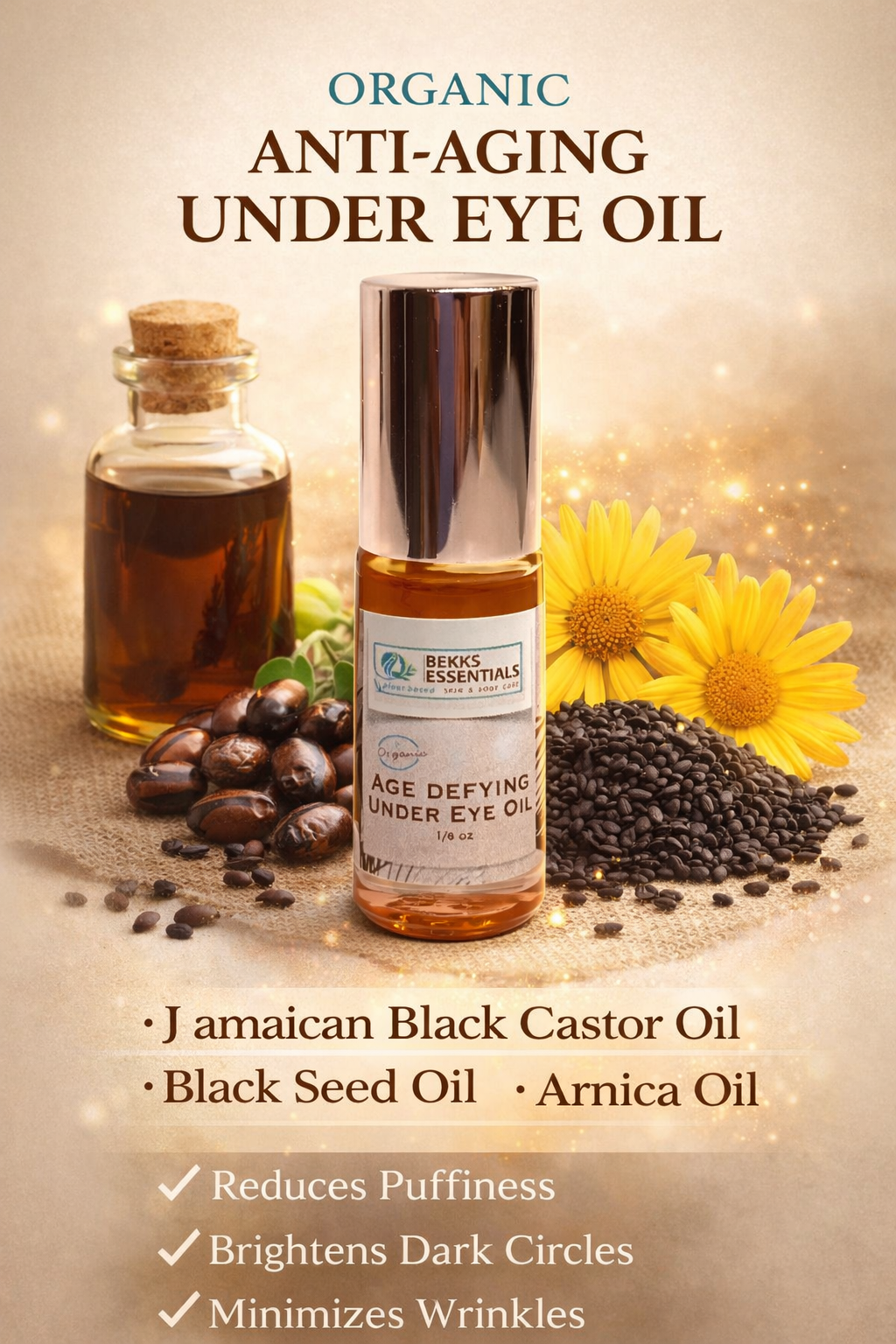 Age-Defying Under Eye Oil – Helps Reduce Puffiness & Fine Lines
