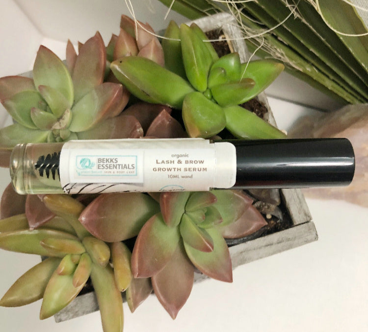 Eyelash + Eyebrow Growth Wand (Aloe + Castor Oil) – Bekks Essentials