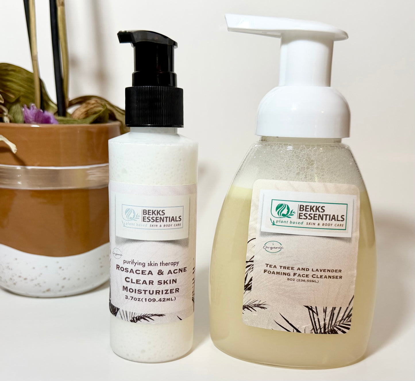 Tea Tree & Lavender Cleanser AND Rosacea and Acne Cream Set