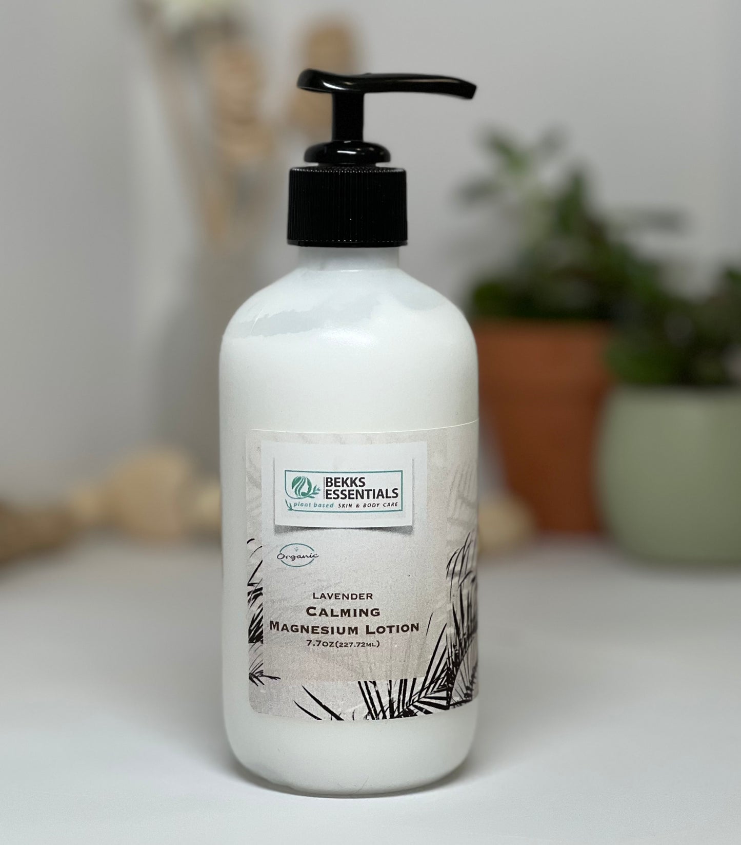 Magnesium Lotion With Pump For Pain And Anxiety
