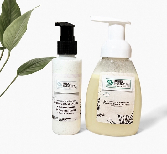 Tea Tree & Lavender Cleanser AND Rosacea and Acne Cream Set