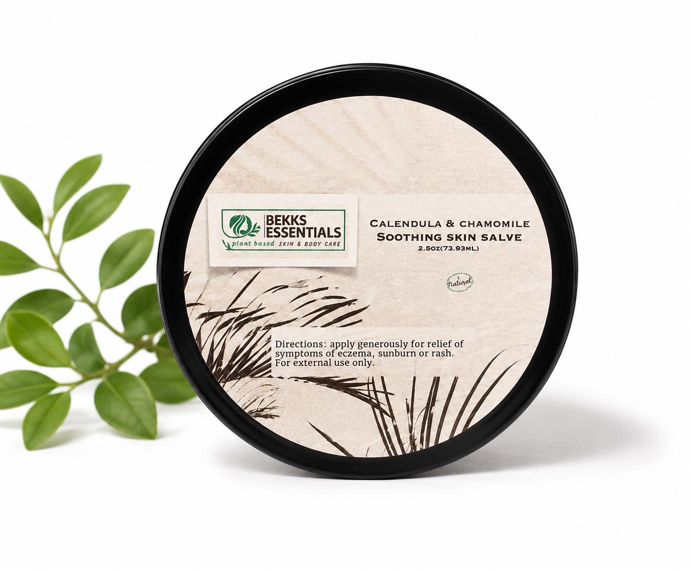Calendula & Chamomile Soothing Skin Salve (For eczema, sunburn and minor rash)