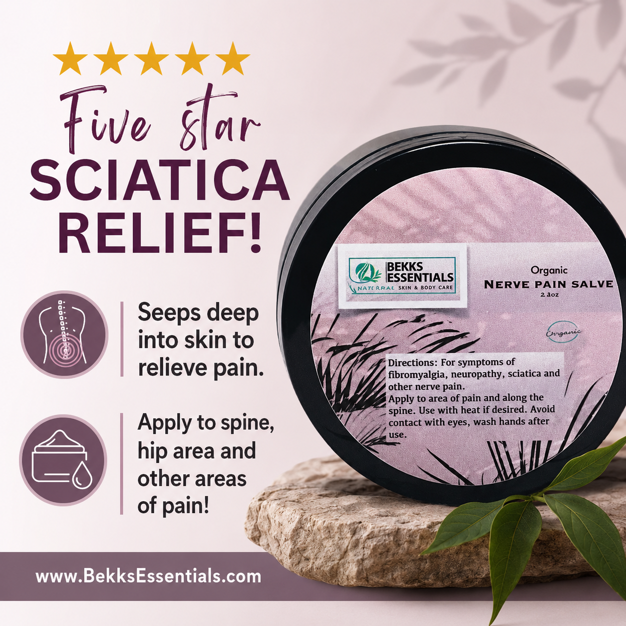 Best Seller! Nerve Pain Relief Salve