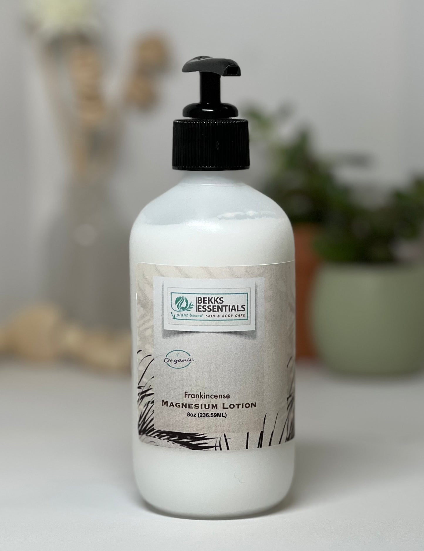 Magnesium Lotion With Pump For Pain And Anxiety