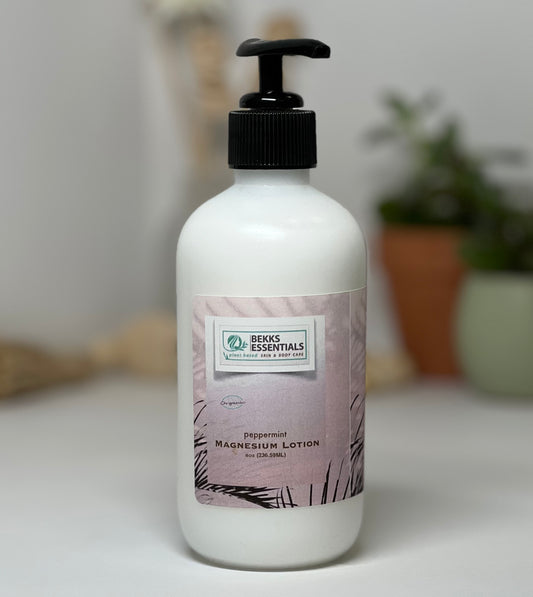 Magnesium Lotion With Pump For Pain And Anxiety
